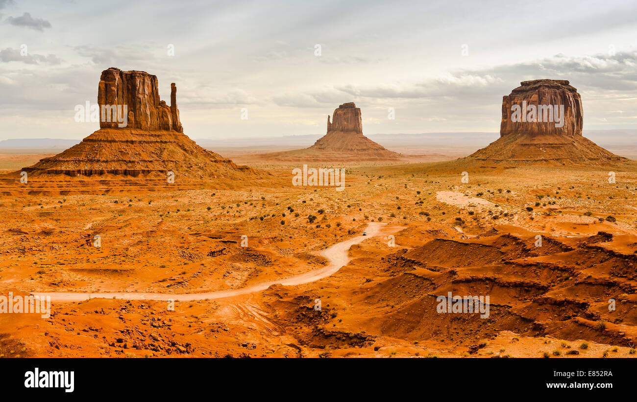 Buttes im Monument Valley - Arizona Stockfoto