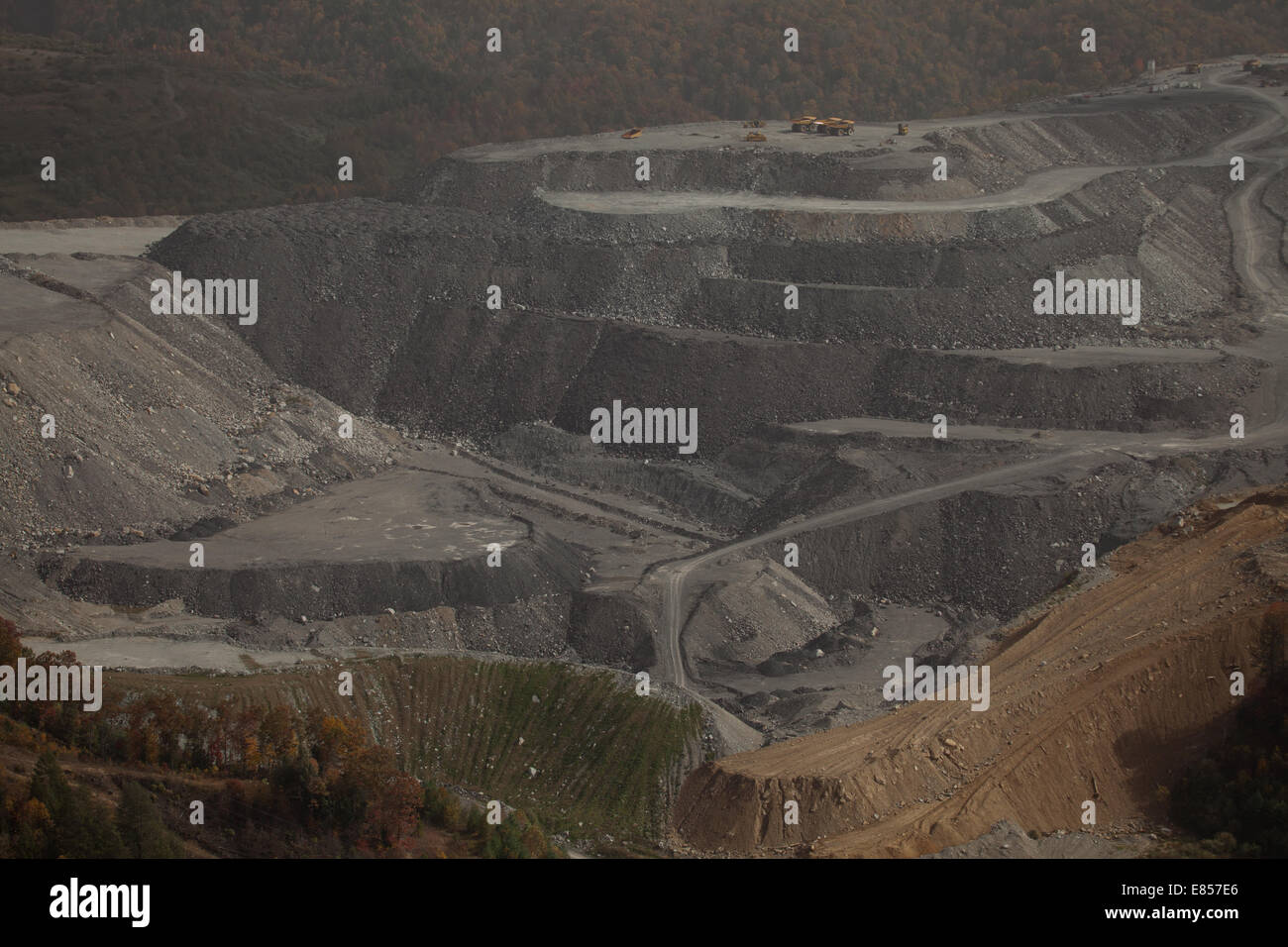 Mountaintop Removal appalachia Stockfoto