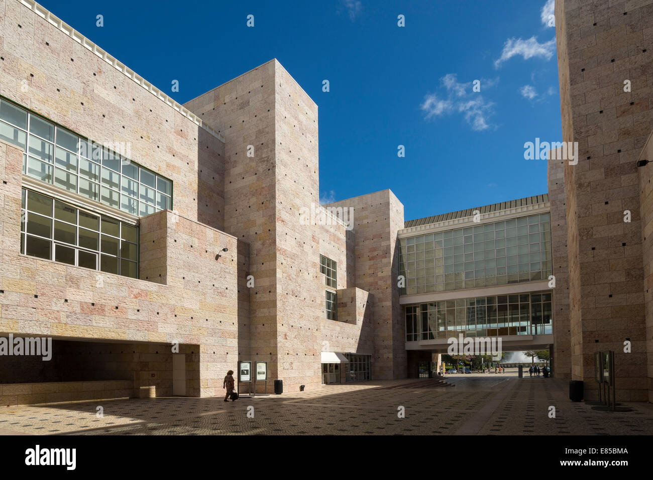 Die Berardo Museum besitzt eine der weltweit renommiertesten Sammlungen moderner Kunst mit Werken von Warhol, Picasso, Dali, Duchamp. Stockfoto