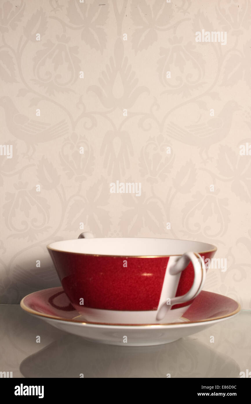 Shabby chic Vitrinenschrank display Stockfoto