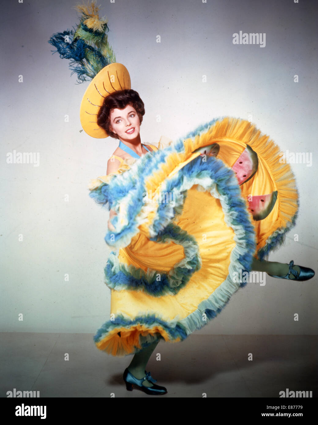 GIRL IN THE RED VELVET SWING 1955 20th Century Fox film mit Joan Collins Stockfoto