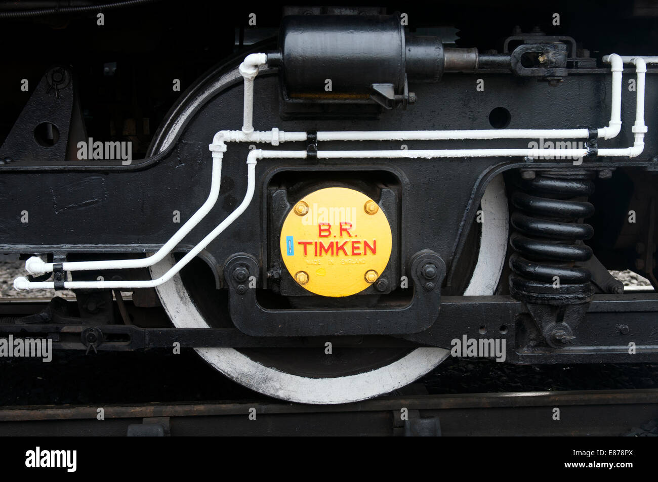 Klasse 20 Diesel Lokomotive Rad auf Severn Valley Railway, Kidderminster, Worcestershire, UK Stockfoto