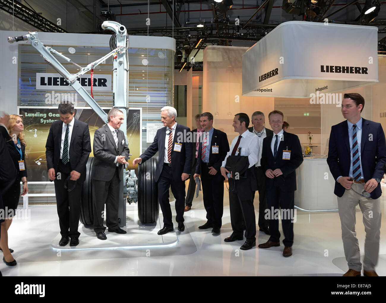 Schönefeld, Deutschland, Peter Ramsauer, stellvertretender Vorsitzender der CSU Stockfoto