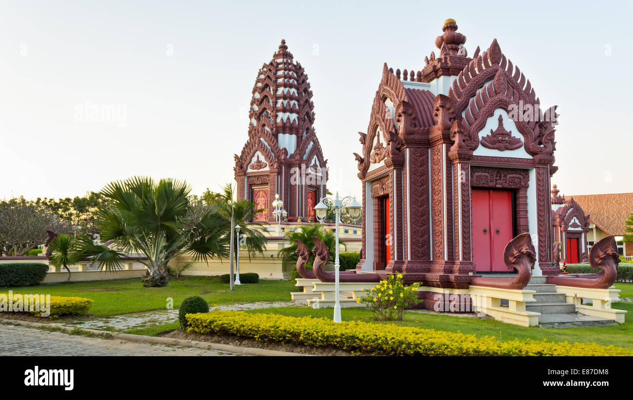Stadt-Säule-Schrein, heilige Stätte und Verehrung der Stadt Prachuap Khiri Khan, Thailand Stockfoto