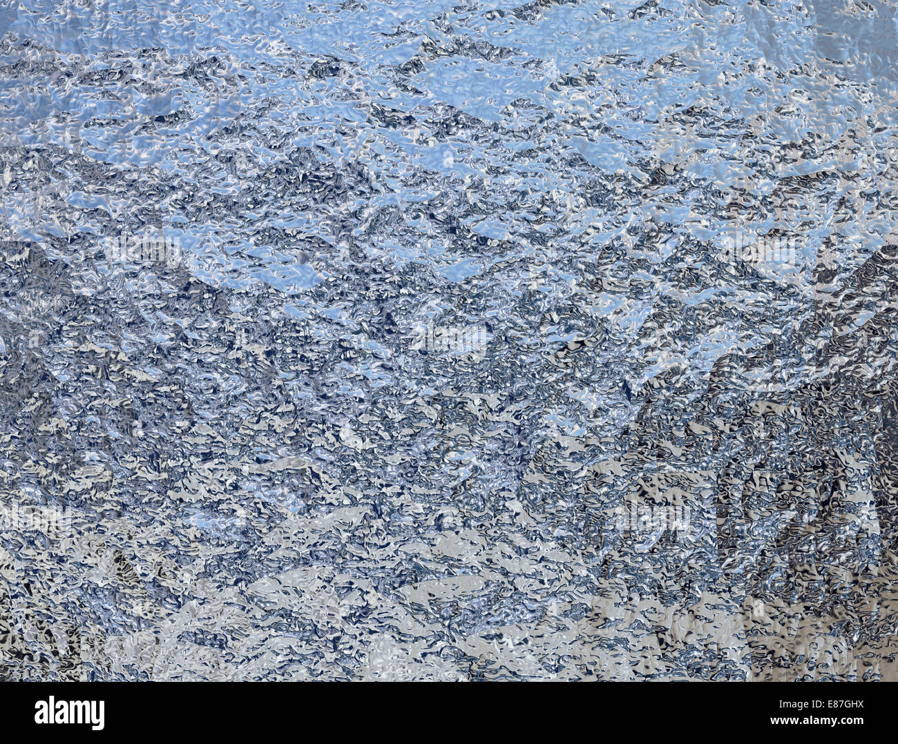 Metall Folie Matte Faltige Glas Oder Abstrakt Chrom Textur Stockfotografie Alamy