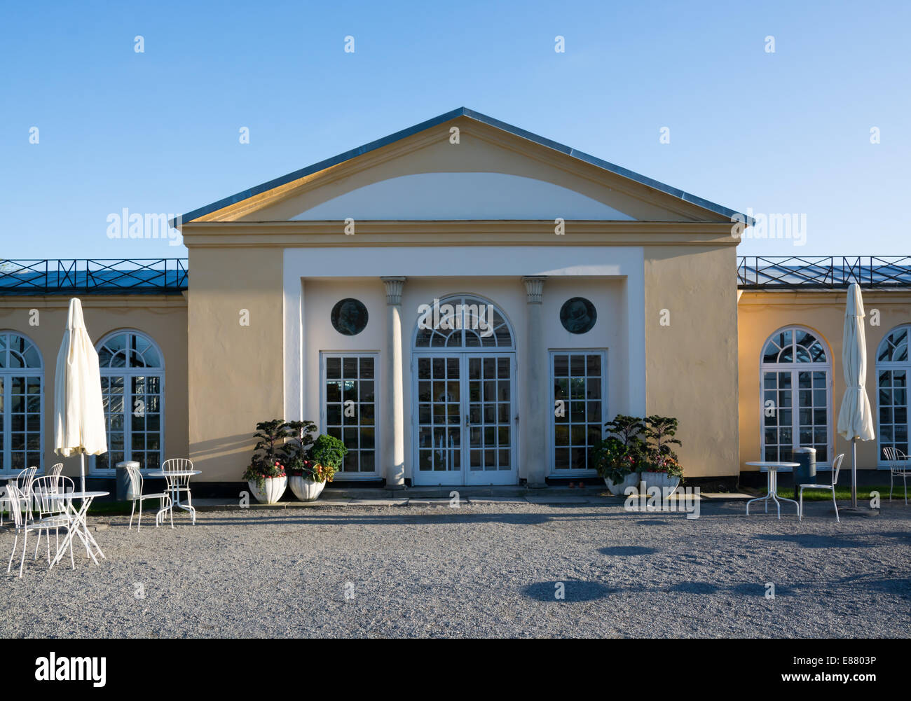 Neoklassizistische Gebäude, alte Orangerie, Bergianska Gärten