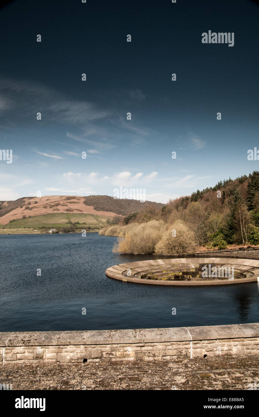 Blick über Lady Bower Derbyshire Stockfoto