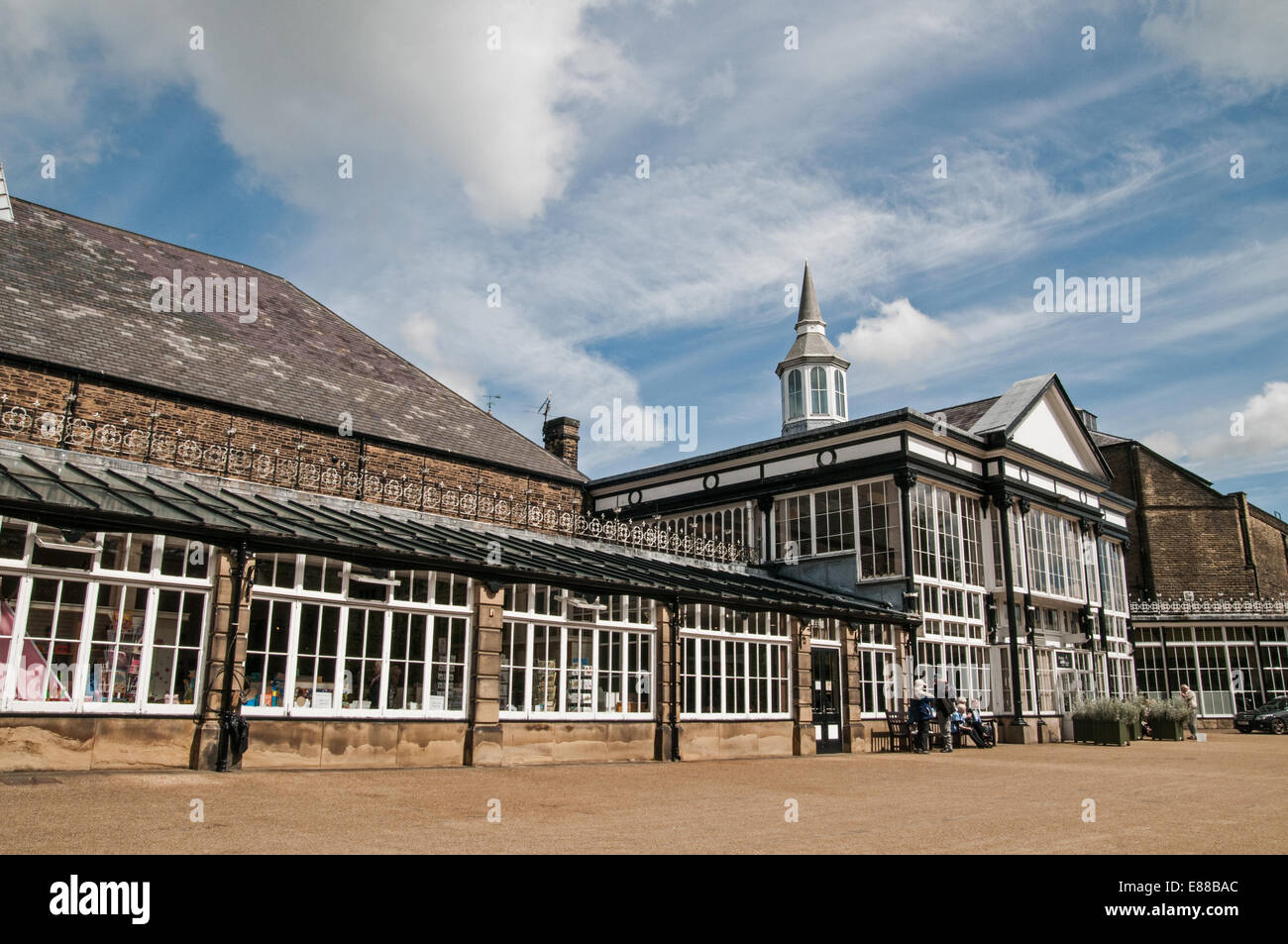 Buxton - Pavillon Derbyshire Stockfoto