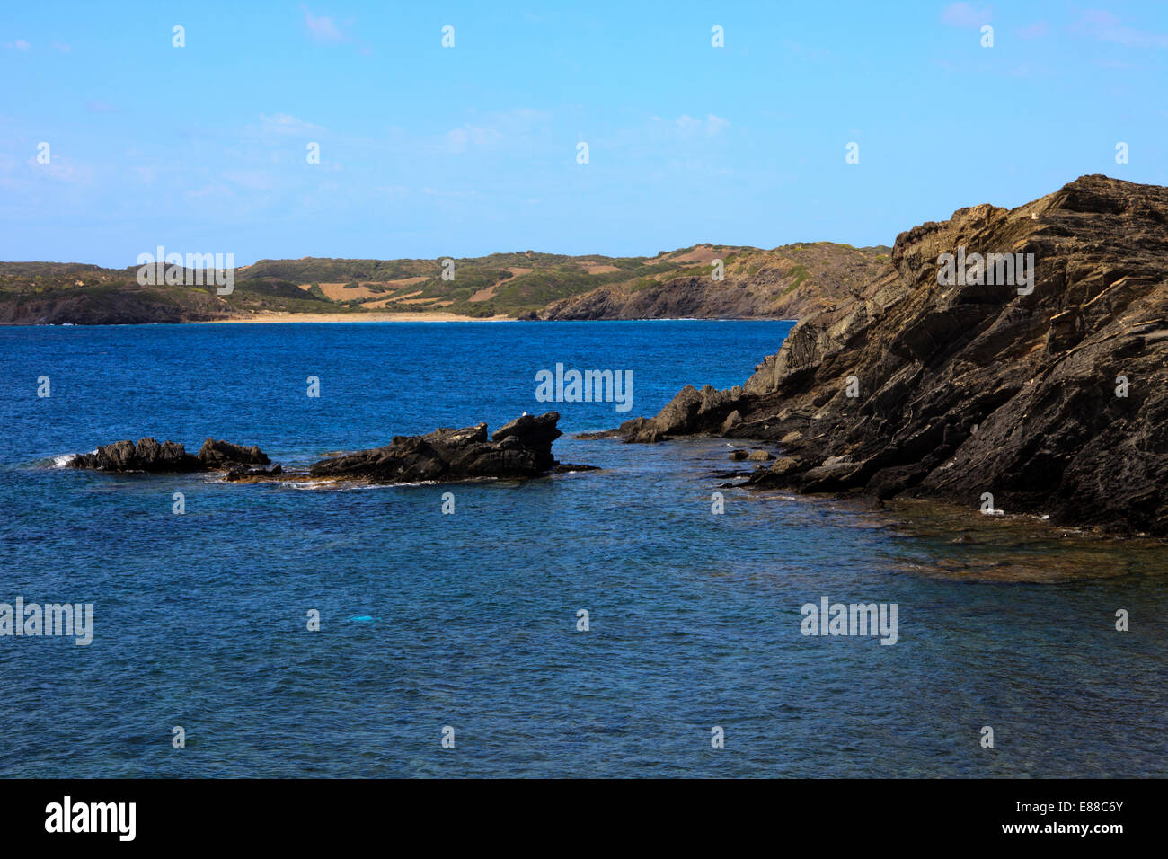 Kap Favaritx, Menorca, Balearen, Spanien Stockfoto