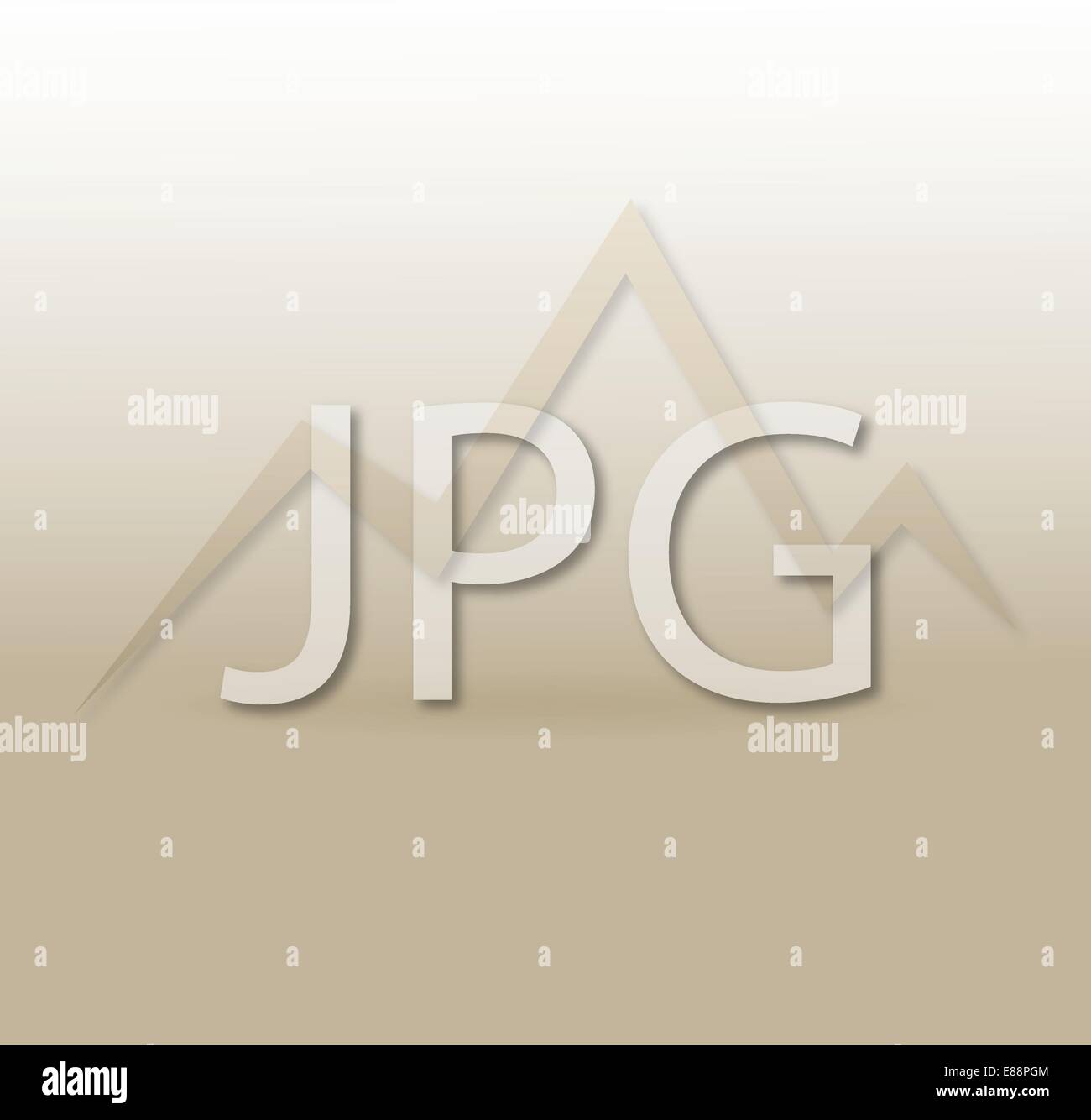 Berge-Symbol Stock Vektor