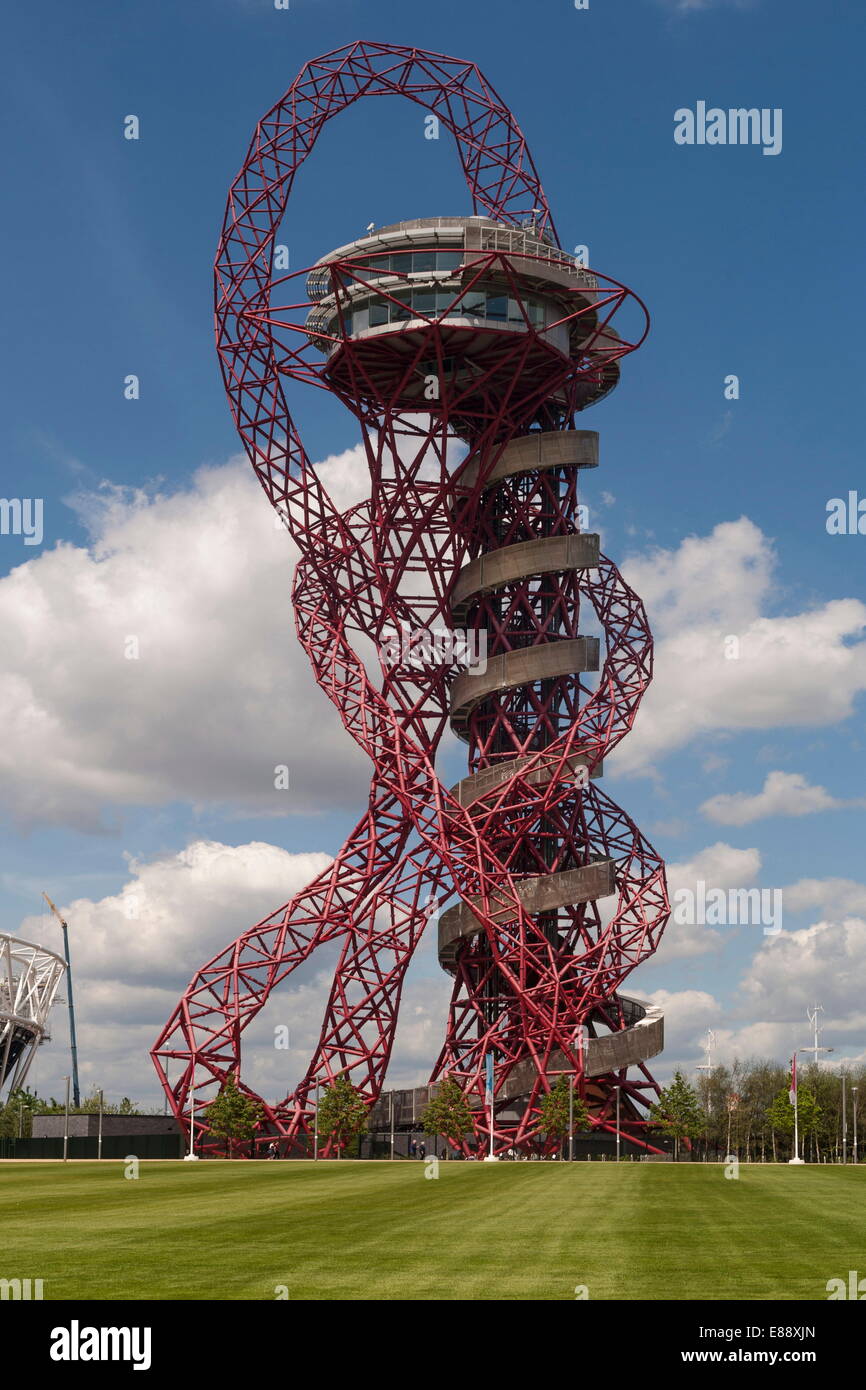 ArcelorMittal Orbit, Queen Elizebeth Olympic Park, London, England, Vereinigtes Königreich, Europa Stockfoto