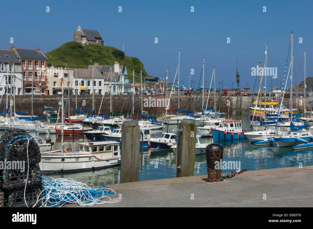 Hafen von Looe, Cornwall, England, Vereinigtes Königreich, Europa Stockfoto