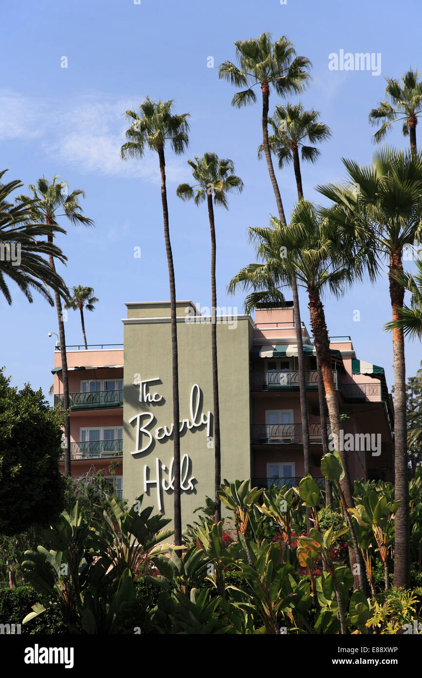 Beverly Hills Hotel, Beverly Hills, Los Angeles, California, Vereinigte Staaten von Amerika, Nordamerika Stockfoto