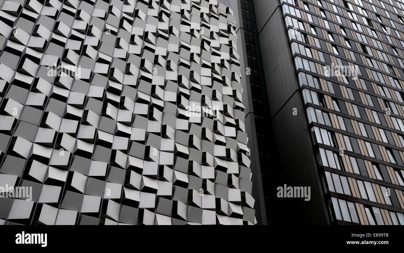 Modernes Gebäude in Sheffield, Uk, England Stockfoto