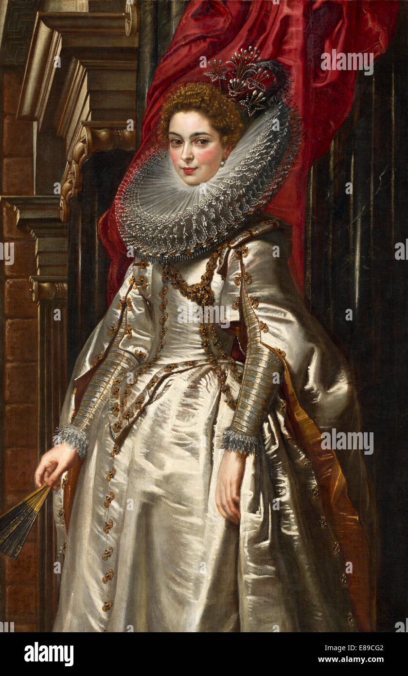 Sir Peter Paul Rubens (Flämisch, 1577-1640), Marchesa Brigida Spinola Doria, 1606, Öl auf Leinwand Stockfoto
