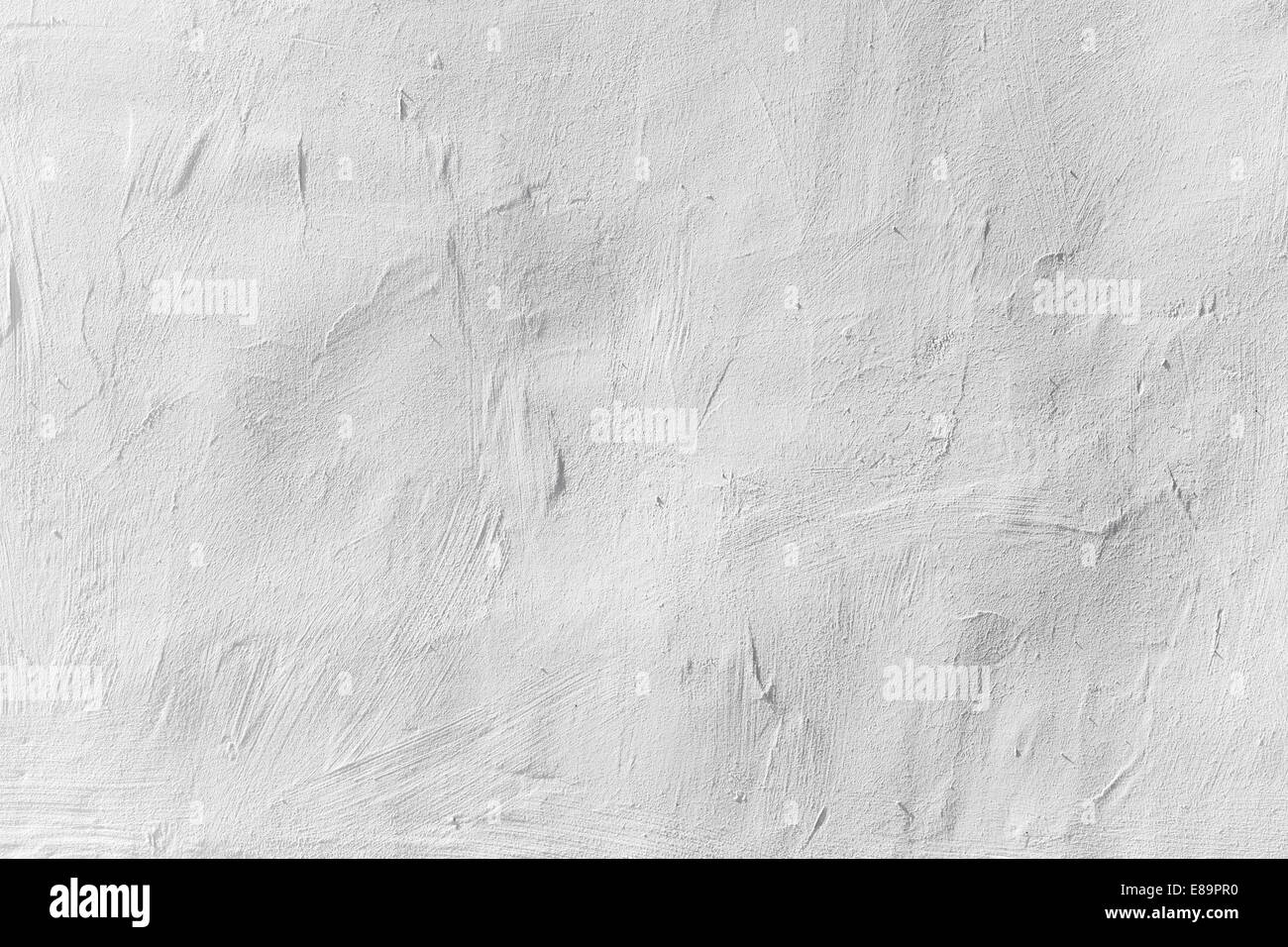 Alte weiße Betonwand mit Gips, Foto Hintergrundtextur Stockfoto