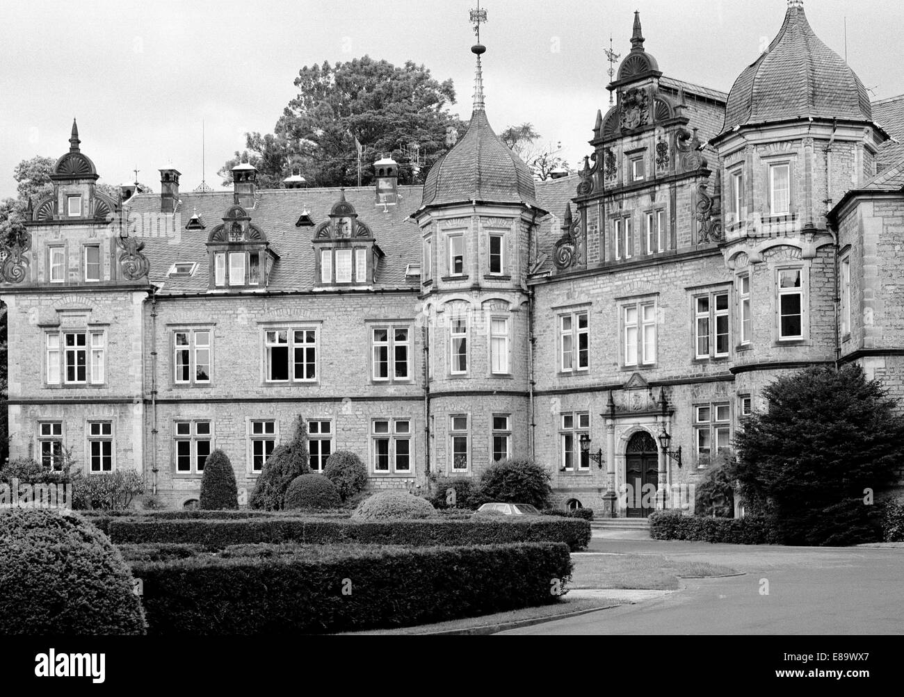 Siebziger Jahre, Entstehungsumstände, Residenzschloss Bueckeburg, Naturpark Weserbergland-Schaumburg-Hameln, Niedersachsen Stockfoto