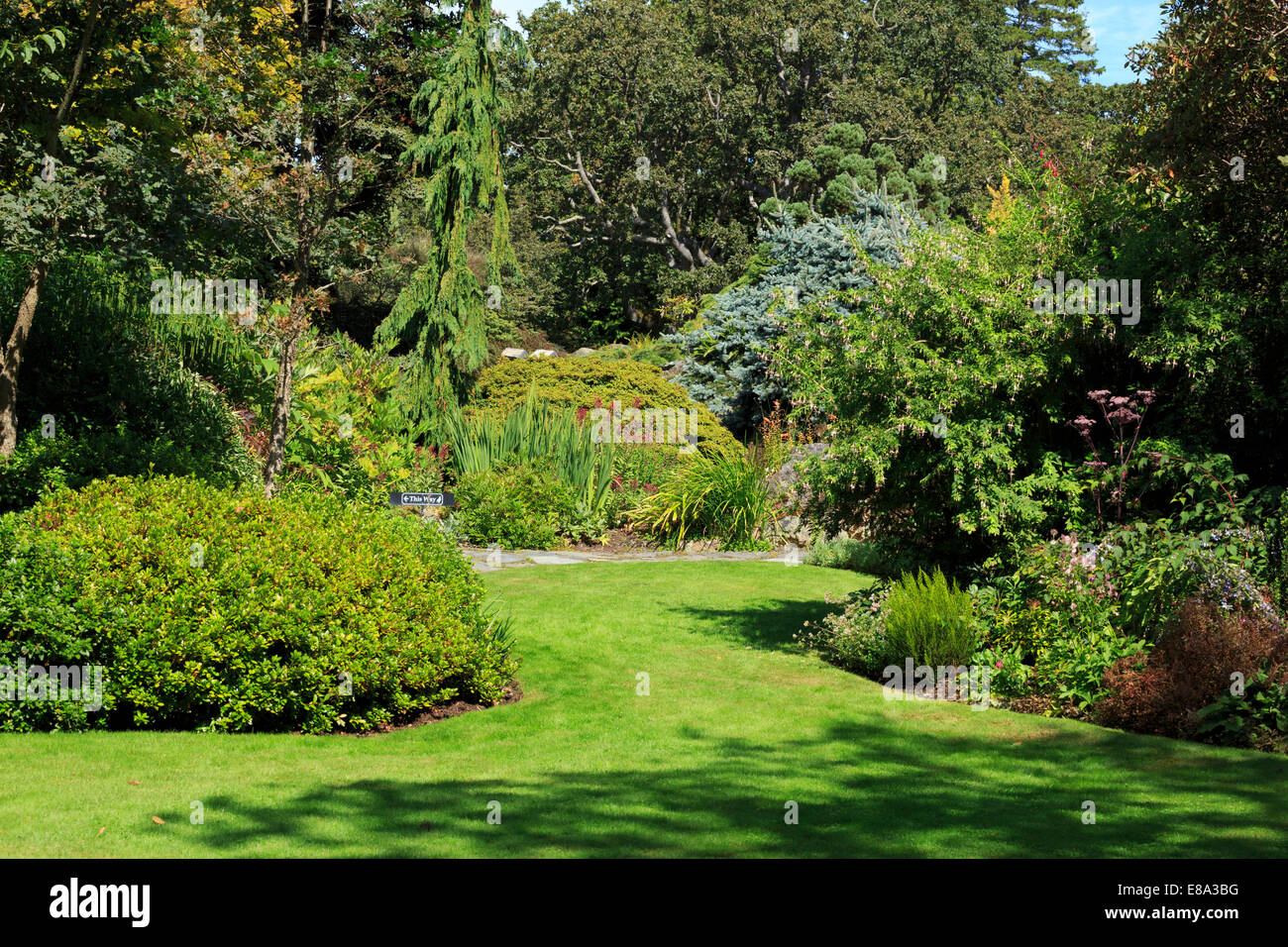 Abkhazi Garden, Victoria, Britisch-Kolumbien, Kanada Stockfoto