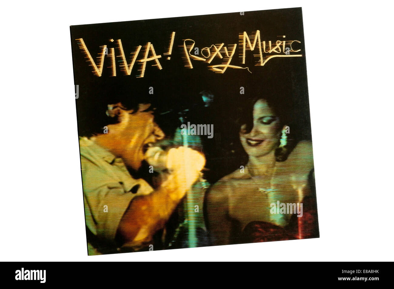 Viva! Roxy Music wurde das erste Livealbum von Roxy Music. Es wurde im August 1976 veröffentlicht. Stockfoto