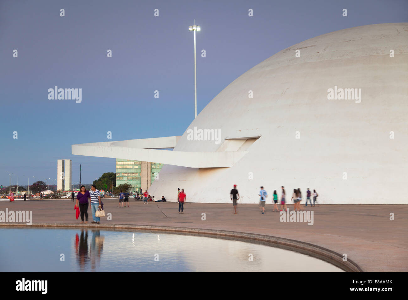 Nationalmuseum, Brasilia, Distrito Federal, Brasilien Stockfoto