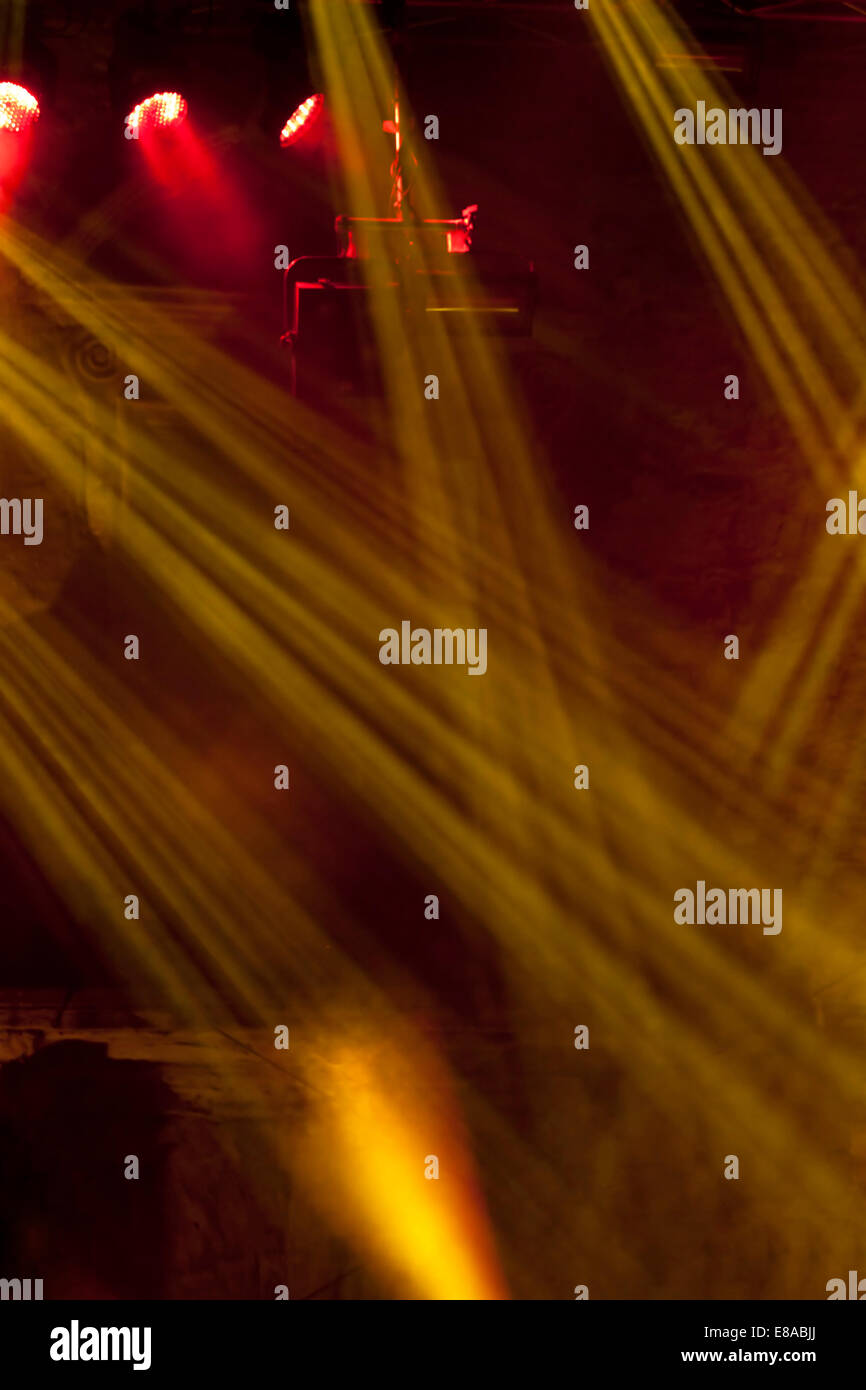 Bühnenbeleuchtung Stockfoto