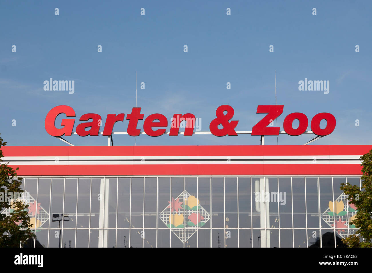 Garten & Zoo Logo Berlin Deutschland Stockfoto