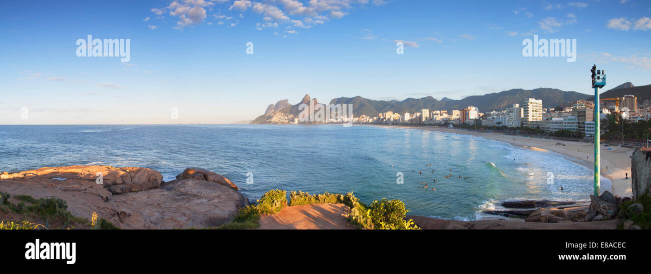 Strand von Ipanema, Rio De Janeiro, Brasilien Stockfoto