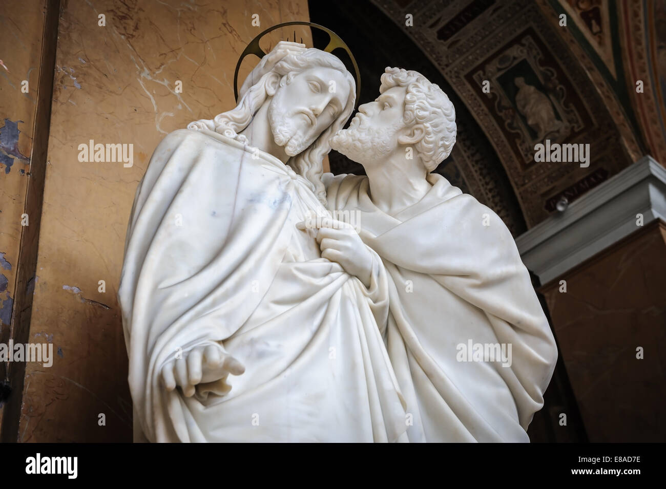 Kuss des Judas statue Stockfoto