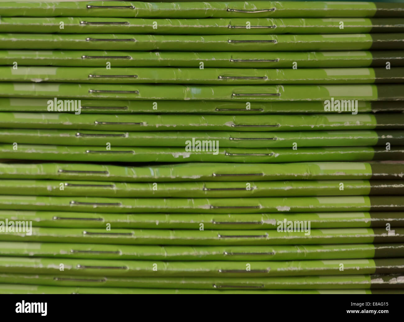 Bücher sind gestapelt Stockfoto