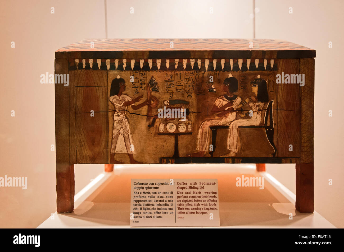 Italien Piemont Turin Ägyptisches Museum Stockfoto