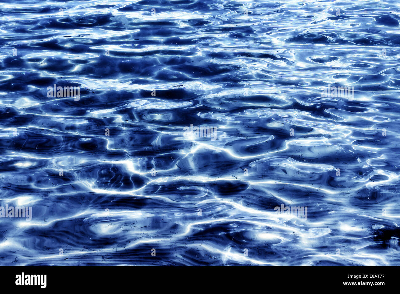 Hintergrund des Wasser kräuselt sich Texturen Stockfoto