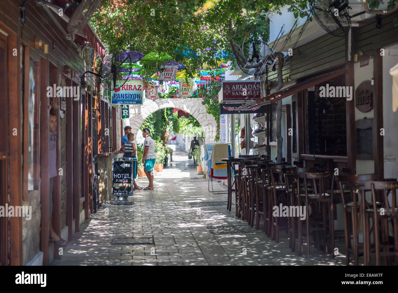 Lane Bodrum, Türkei Stockfoto