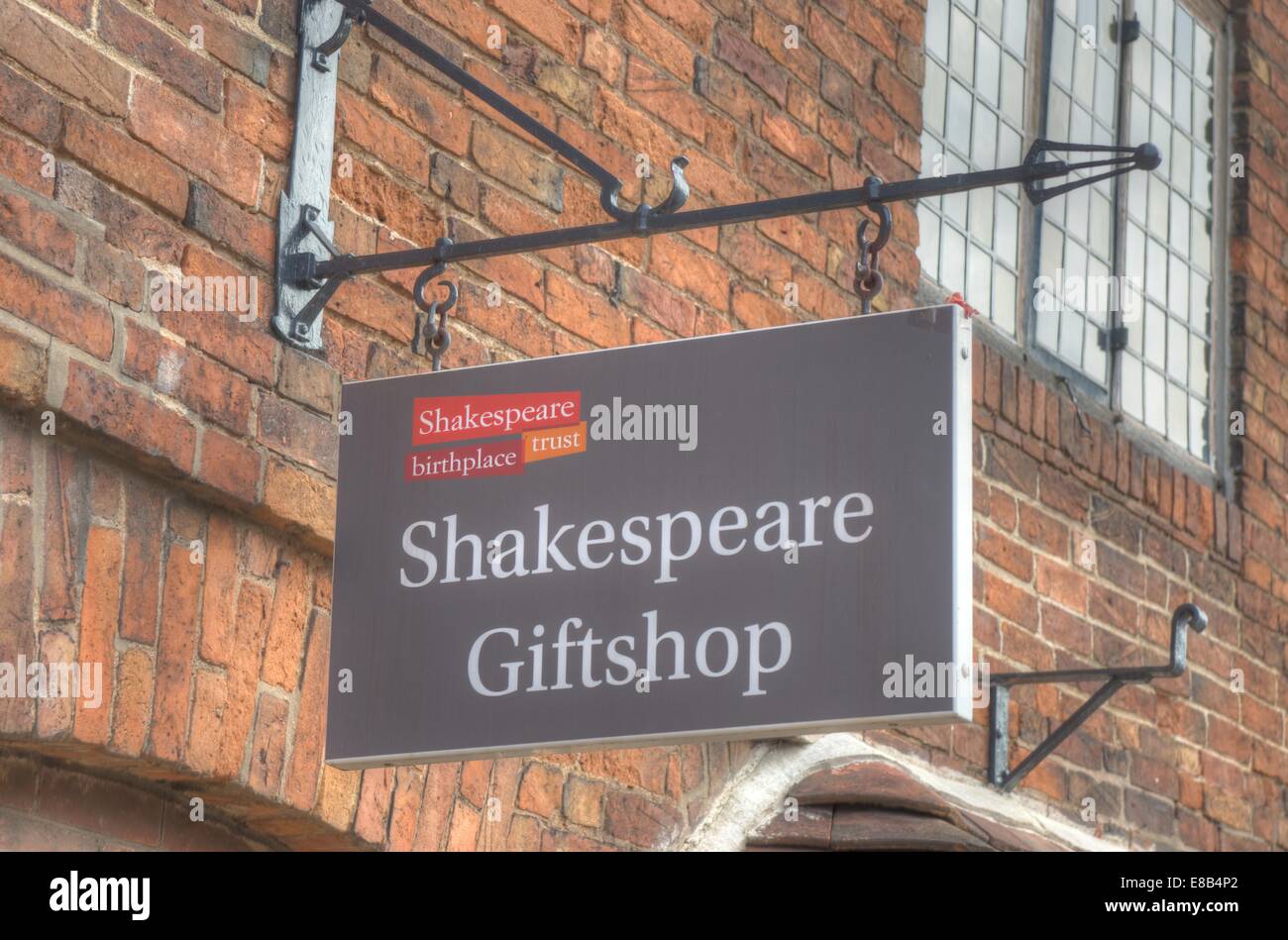 Shakespeare Souvenirladen Stratford-upon-avon Stockfoto
