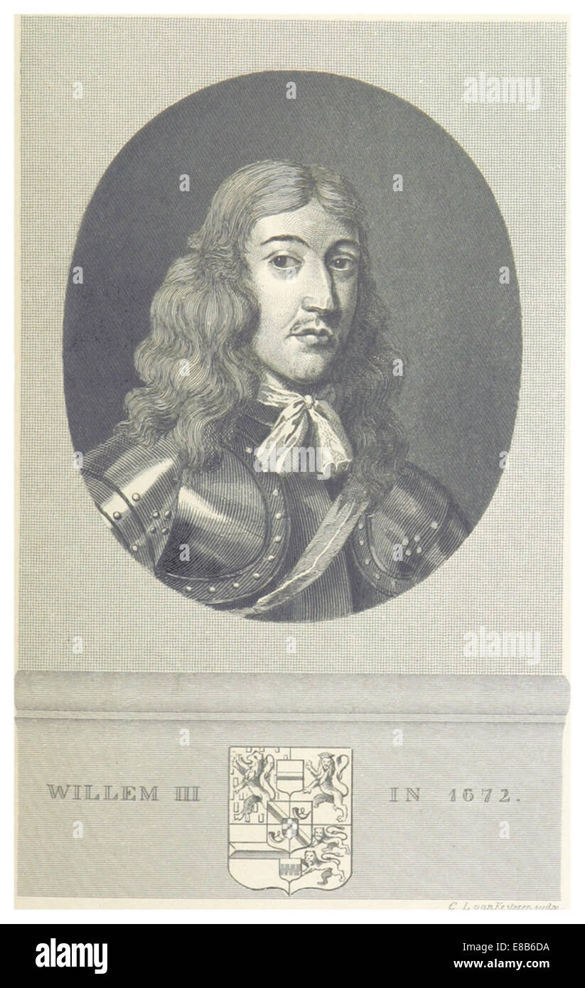 AREND(14) p763 WILLEM III (1672) Stockfoto