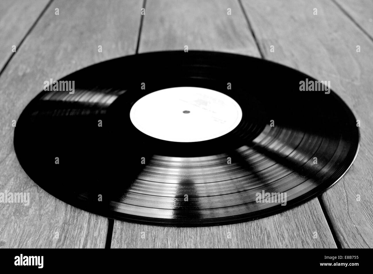 Retro-Vinyl-Schallplatte Stockfoto