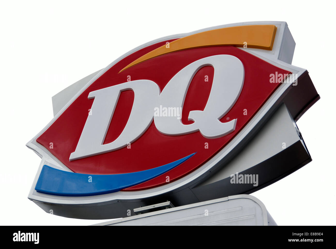 Dairy Queen Logo Zeichen Stockfoto