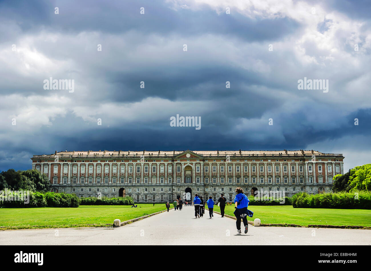 Königspalast von Caserta Süd-Italien Stockfoto