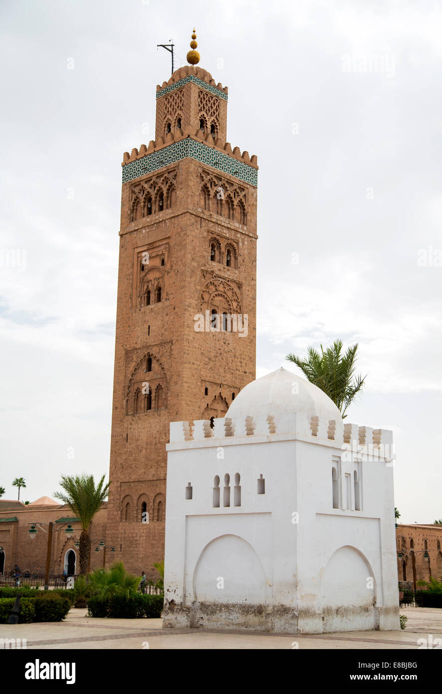 Koutubia Moschee in Marrakesch, Marokko Stockfoto