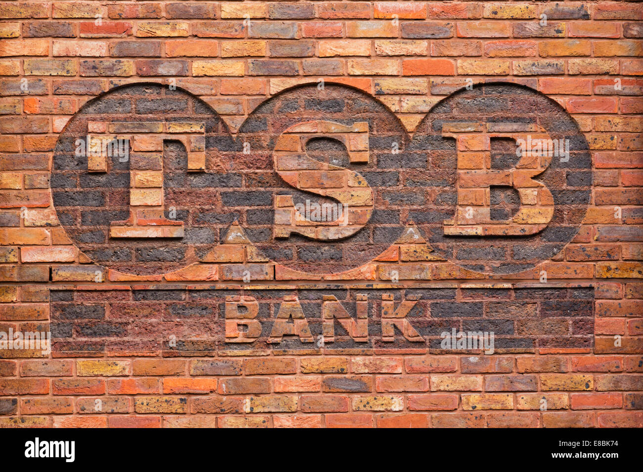 TSB Bank Details in Backstein, Chester, Cheshire, England Stockfoto