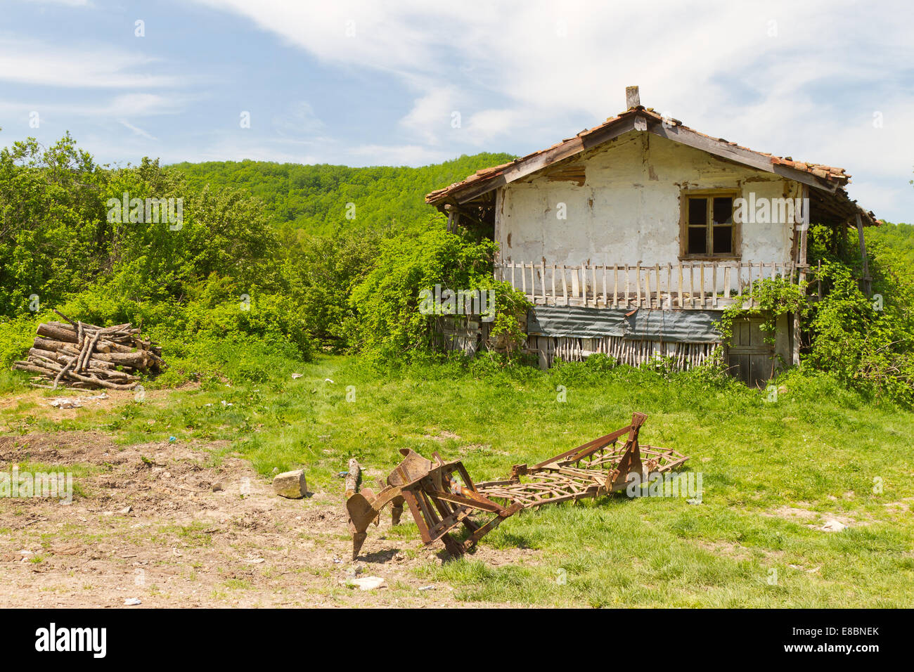 Türkisch-Dorfhaus Stockfoto