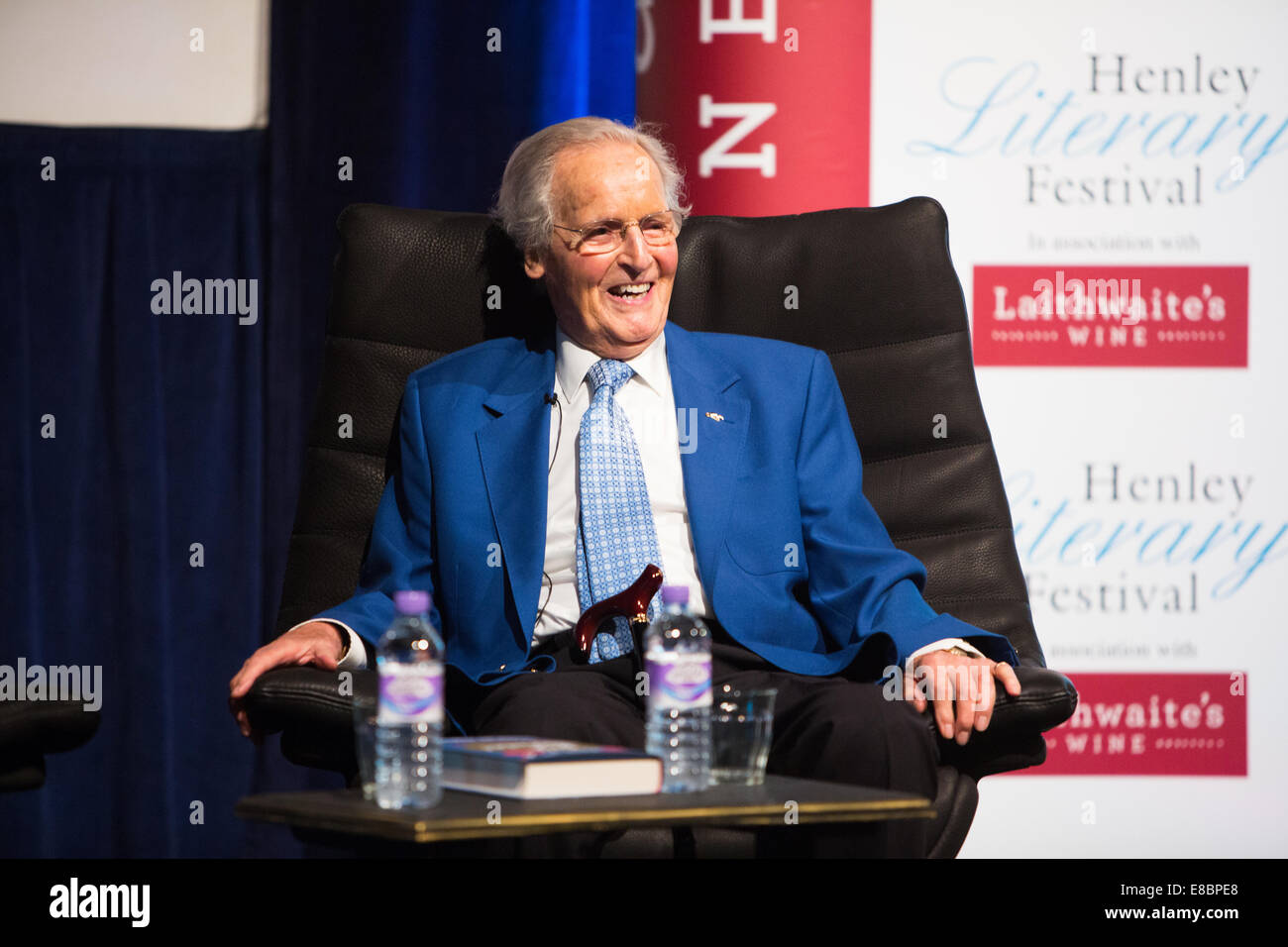 Nicholas Parsons ist CBE ein englischen Radio- und Fernsehmoderator und Schauspieler. Stockfoto