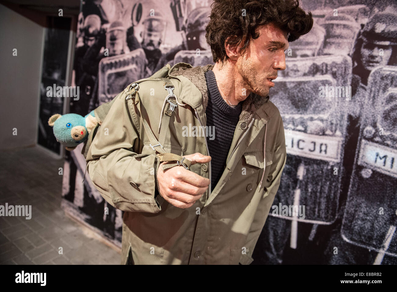 Wege zur Freiheit Ausstellung geehrt 20. Jahrestag der Unterzeichnung der Danziger Werft am 31. August 1980, Danzig Polen Stockfoto