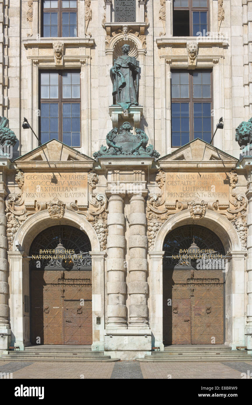 Bayerischen Nationalmuseum als kulturelles Symbol Stockfoto