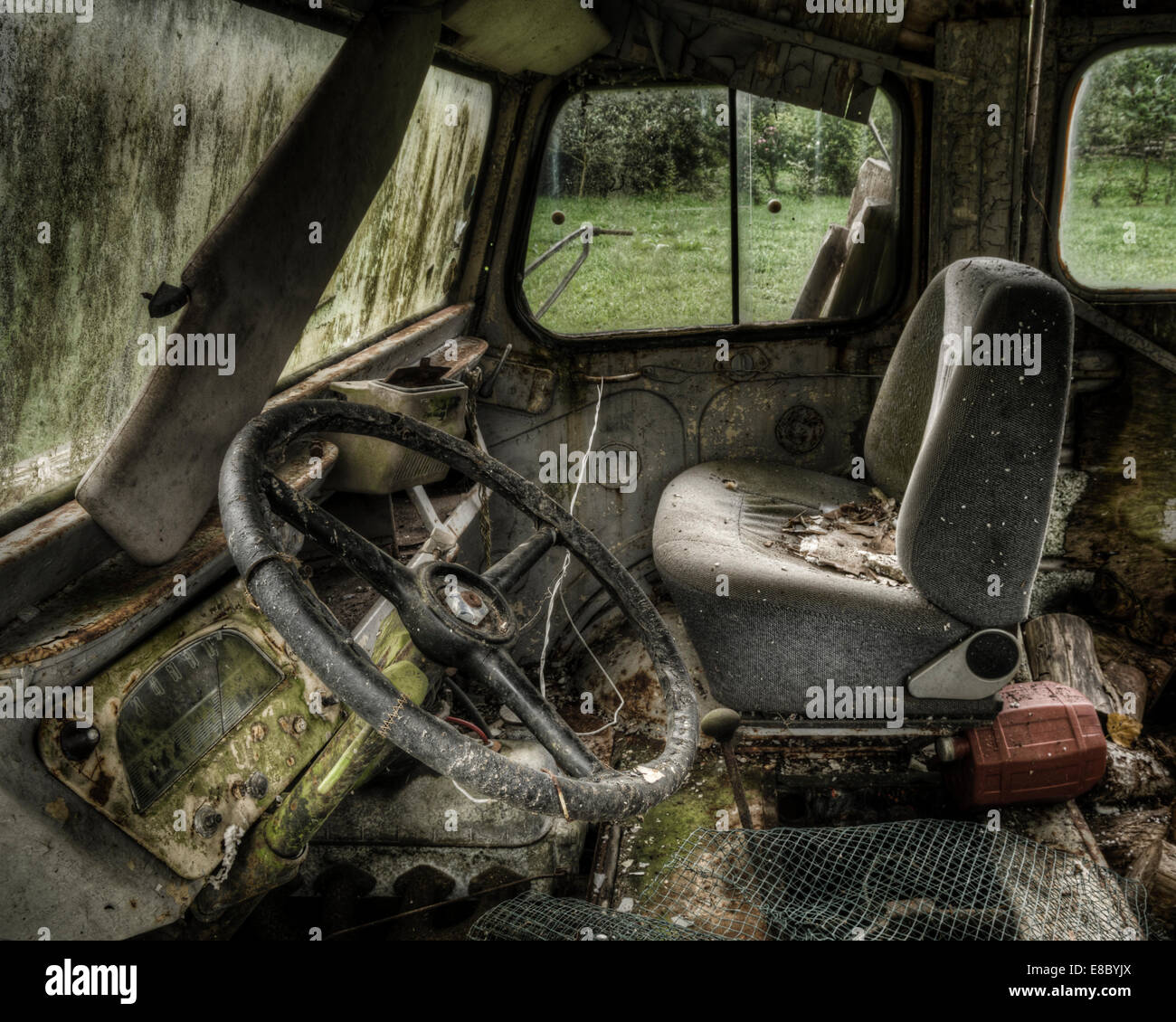 Dirty Interior Car Stockfotos Dirty Interior Car Bilder