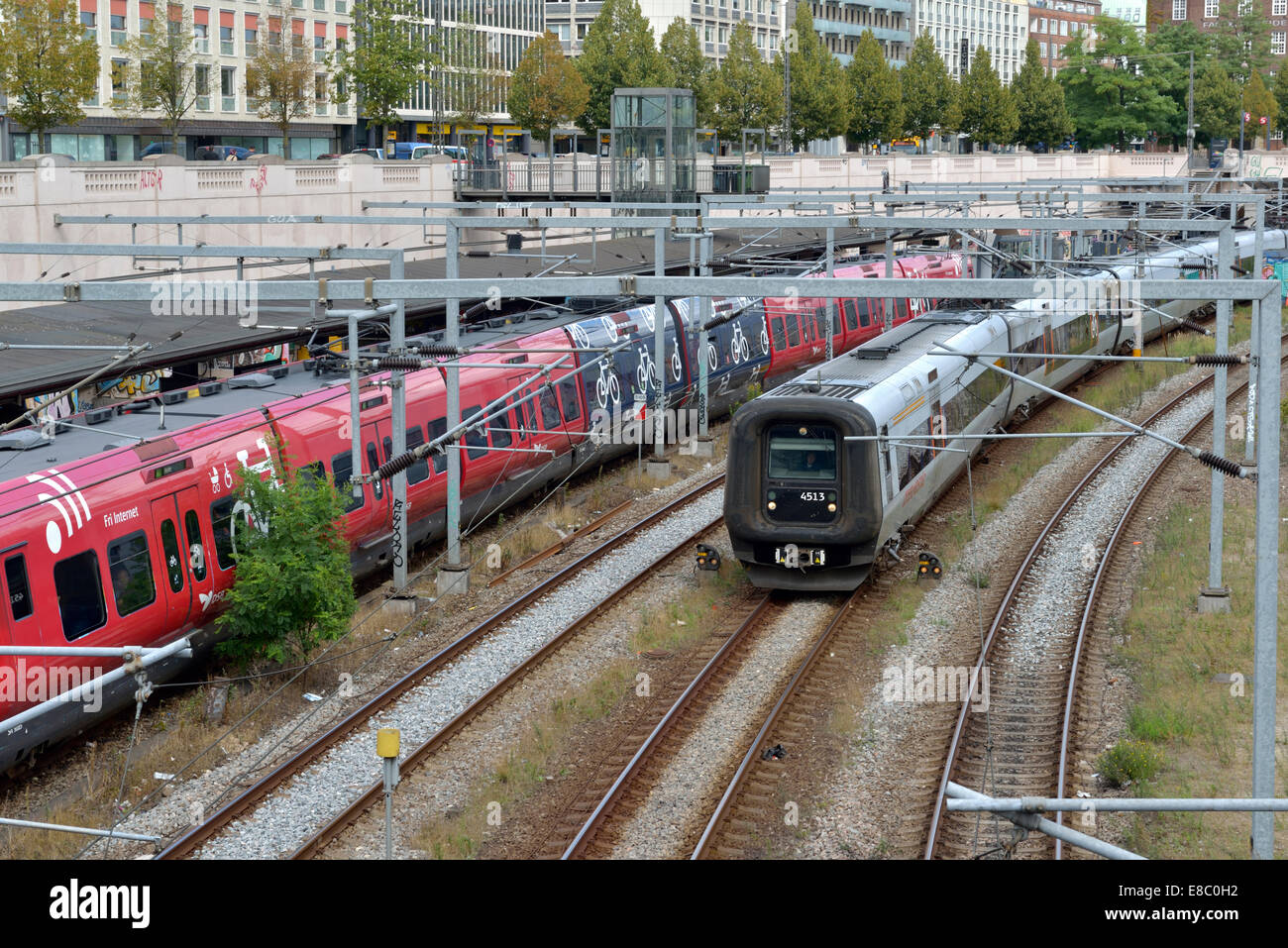 U-Bahnzüge, Kopenhagen, Dänemark-140818 62367 Stockfoto