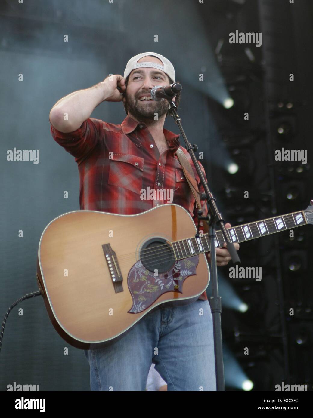 Las Vegas, NV, USA. 4. Oktober 2014. Josh Thompson in Anwesenheit für Route 91 Festival - SA, dem Lot, Las Vegas, NV 4. Oktober 2014. Bildnachweis: James Atoa/Everett Collection/Alamy Live-Nachrichten Stockfoto