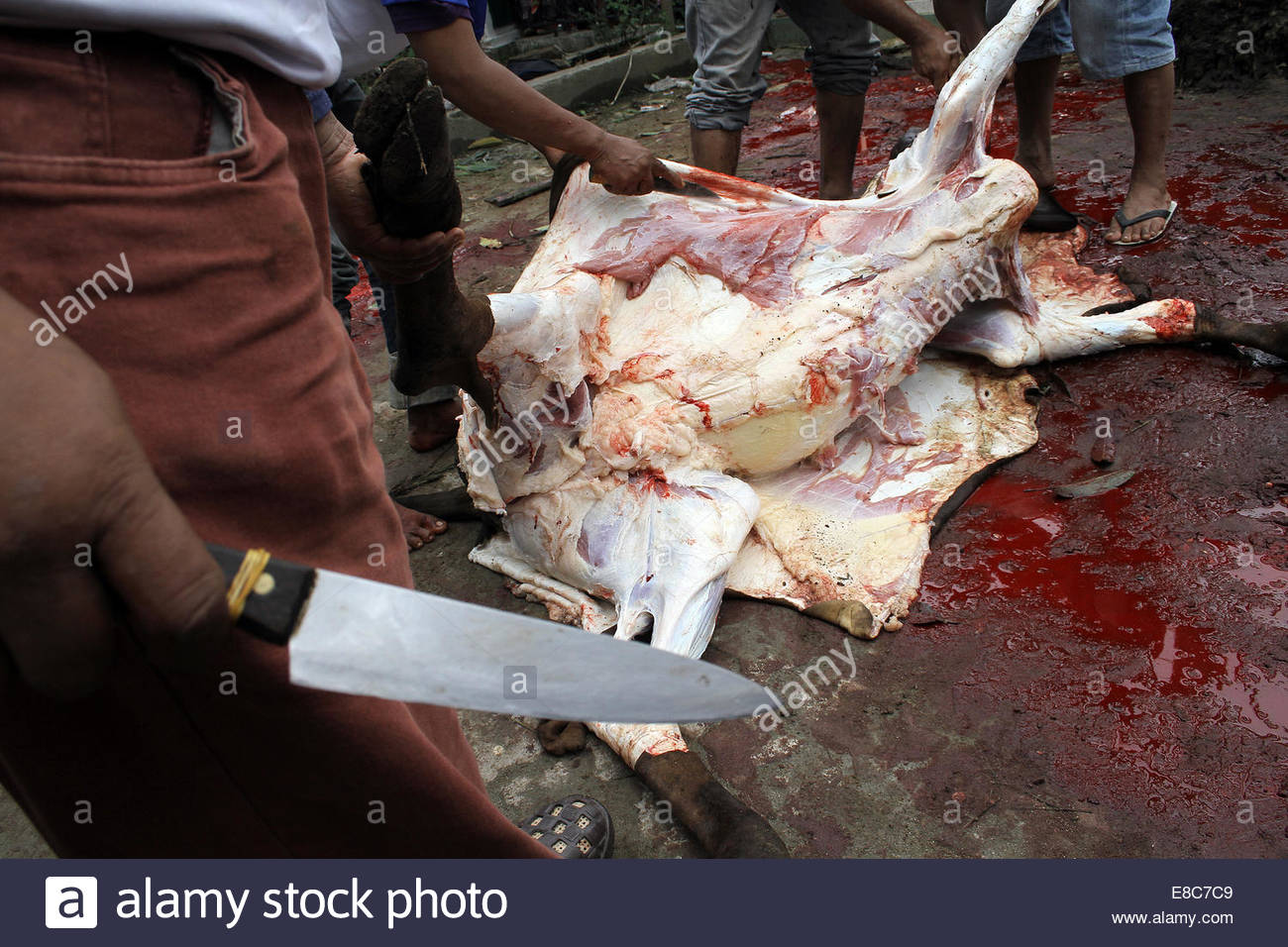 Medan, Sumatra, Indonesien. 5. Oktober 2014. Indonesische 