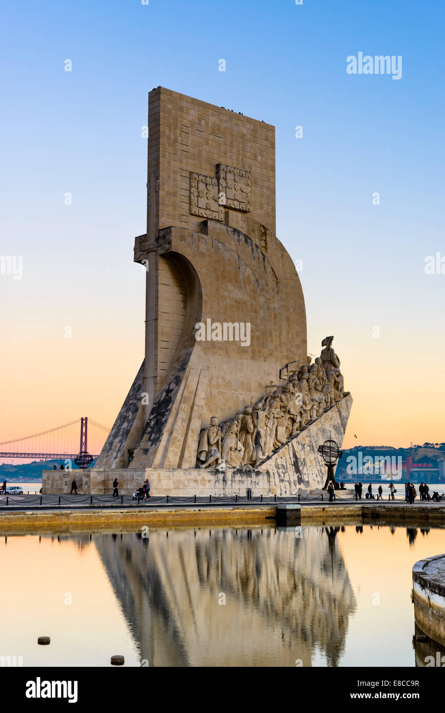 Denkmal der Entdeckungen, Belem, Lissabon, Europa Stockfoto