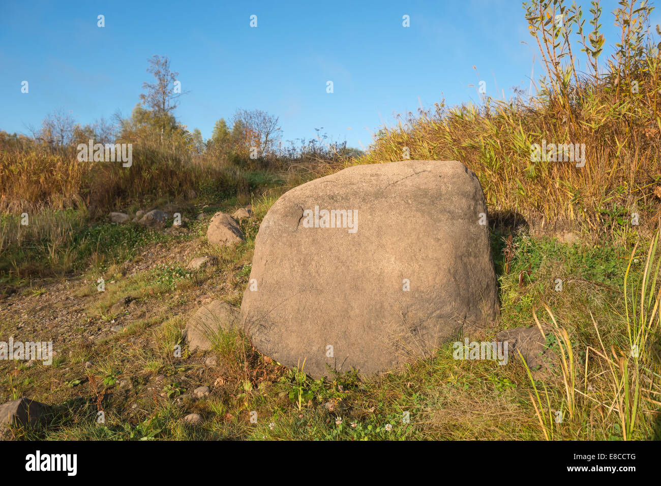 Ein großen Stein für Ihre Anzeige auffällig Stockfoto