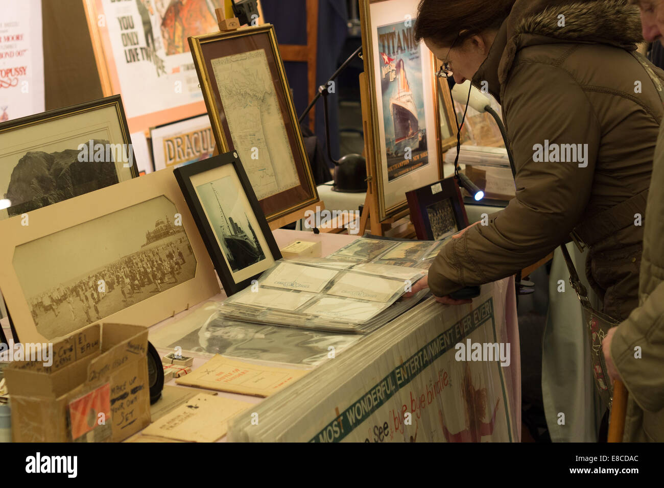 Zeigt auf eine Handwerksmesse Stockfoto